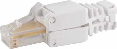 Produktbild von Schwaiger NWST32 532, RJ45, Weiß, Cat5e, Gold, 2 Stück(e)