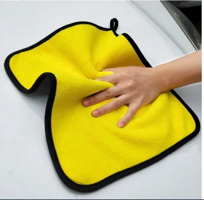Obrázok produktu pre Jumadas mikrovláknové utierky – Auto – Čistiaca utierka – Žltá – Suchá utierka – Umývacia utierka – 30 x 30 cm