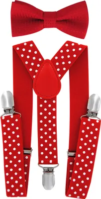 Produktbild von axy Kinder Hosenträger mit Fliege set 1-6 Jahre alt Kinderhosenträger Y-Form Jungen Mädchen