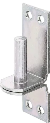 Produktbild von Alberts Kloben auf Platte | in den Ausführungen mit DI oder DII-Haken | galvanisch verzinkt, dickschichtpassiviert | Dornmaß Ø13 mm | Platte 100 x 35 mm | 6er Set