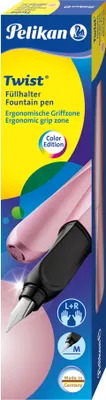 Zdjęcie produktu dla Pióro wieczne Pelikan P457M Twist Girly Rose M +1GTP FS - Rose - Średnie - Oburęczne - Niemcy - Pudełko - 1 szt