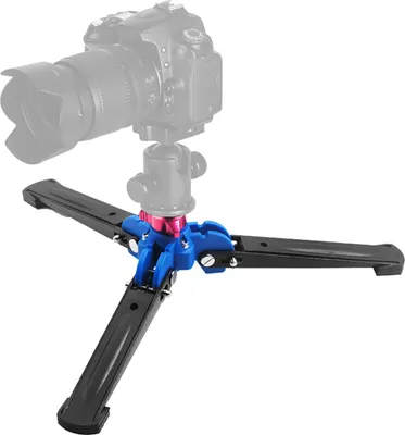 Obrázek produktu pro Stativ DSLR fotoaparát fotografování mini stativ monopod monopod základna stojan držák s 3/8 palcovým šroubem pro fluidní kulovou hlavu