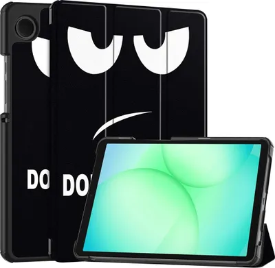 Produktbild von Samsung Galaxy Tab A11 Hülle - Coverup Tri-Fold Ständer Klapphülle mit Schlaf/Wach-Funktion - Don't Touch