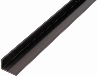 Immagine prodotto di Alberts 479077 Profilo angolare, plastica, nero, 1000 x 40 x 10 mm