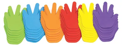 Immagine prodotto di Vormen in schiuma Happy Hands, 150 pezzi.