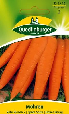 Produktbild von Quedlinburger Saatgut - Möhren Rote Riesen 2 - Samen - 452312