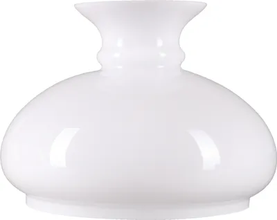 Image de Verre de lampe de rechange Verre à pétrole Abat-jour en verre Ø 200mm Blanc