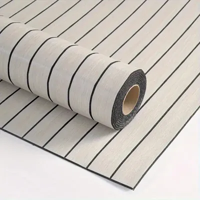 Obrázok produktu pre Solidchoice – 3D samolepiace stenové panely, vzhľad dreva, béžová farba, rozmery 3 x 0,4 m