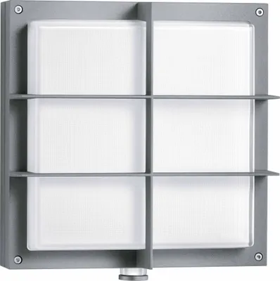 Produktbild von STEINEL L 691 S PMMA, Wandbeleuchtung für den Außenbereich, Anthrazit, Aluminium, Kunststoff, IP44, Eingang, Fassade, Pfad, II