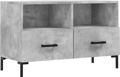 Produktbild von vidaXL TV-Schrank Betongrau 80x36x50 cm Holzwerkstoff