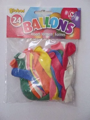 Image de Globos Twisk 24 ballons de fête colorés BE24