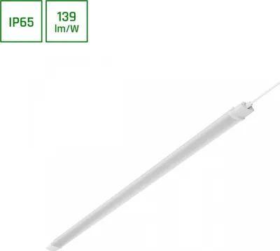 Produktbild von Spectrum LED LIMEA PLUG 120cm Feuchtraumleuchte 36W 5000lm mit Schalter 120° weiß 230V IP65 Neutralweiß 4000K