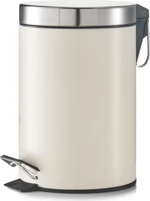 Immagine prodotto di Zeller 18218 Tretabfalleimer Stahl creme 3l