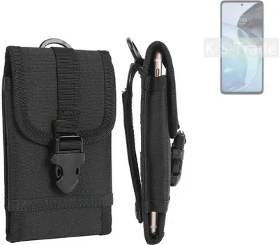 Produktbild von K-S-Trade Holster Handy Hülle kompatibel mit Motorola Moto G72 Holster Handytasche Gürtel Tasche Schutz Hülle Robust Outdoor schwarz