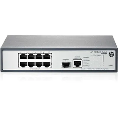 Produktbild von HPE V 1910-8G, Managed, Rack-Einbau