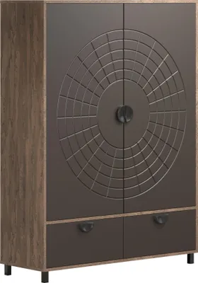 Image de CALICOSY - Buffet haut 2 portes et 1 tiroir H163 cm - FUSION