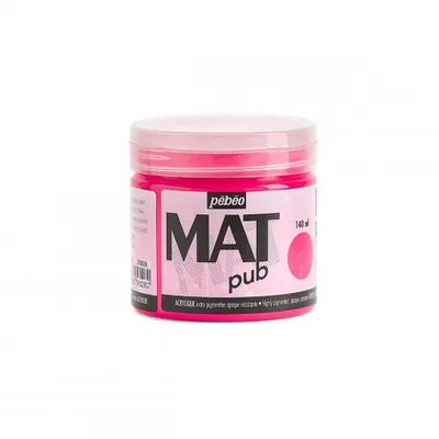 Immagine prodotto di Pébéo Mat Pub vernice acrilica, 140 ml, rosa fluorescente
