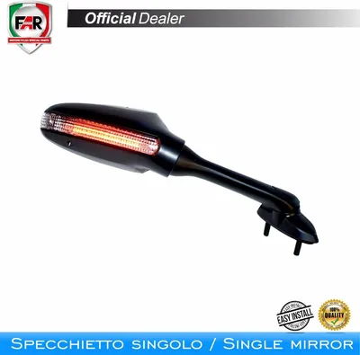 Immagine prodotto di Specchietto carena FAR sinistro 6461 nero per Suzuki