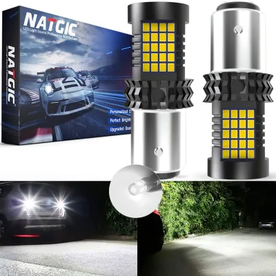 Immagine prodotto di 1157 lampadine a LED bianche con illuminazione a 360 gradi e una luminosità del 300%