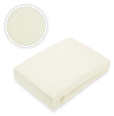 Produktbild von Frottee Spannbettlaken Premium 60x120 - 70x140 cm natur Kinder Baby Bett