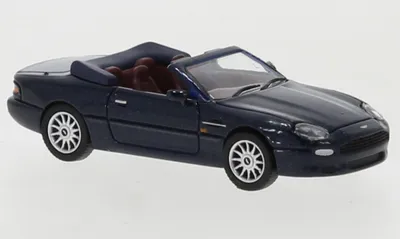 Produktbild von Brekina PCX870147 - 1/87 Aston Martin DB7 Volante, metallic-dunkelblau, RHD,1994