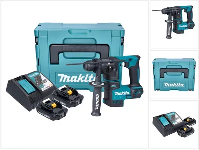 Obrázek produktu pro Makita DHR171RAJ - příklepová vrtačka - akumulátorová - SDS-plus - 1,2 J - 2 akumulátory
