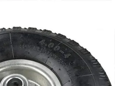 Produktbild von Gummi Rad, 4.00-4/4001, schwarz