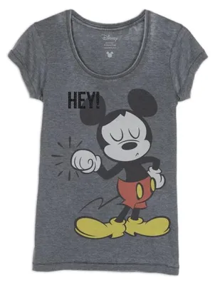 Produktbild von Mickey Mouse T-Shirt Damen Hey! grau L