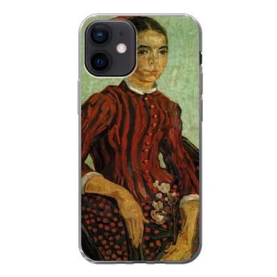 Produktbild von MuchoWow® Handyhülle Schutzhülle Hülle für iPhone 12 La Mousmé - Vincent van Gogh Silikon Softcase Handy Hülle - Schutzhülle