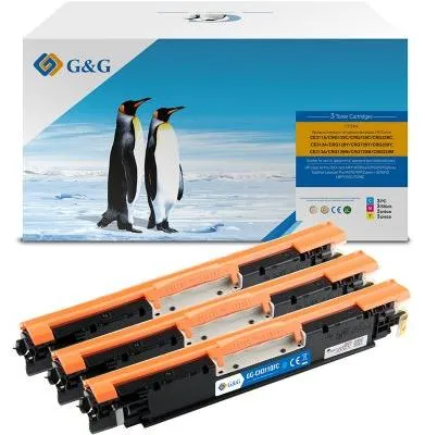 Produktbild von G&G 14999, 3000 Seiten, Cyan, Magenta, Gelb, 3 Stück(e)