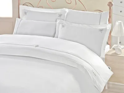 Image de Ensemble de draps de lit en satin, 200x220 cm, 6 pièces