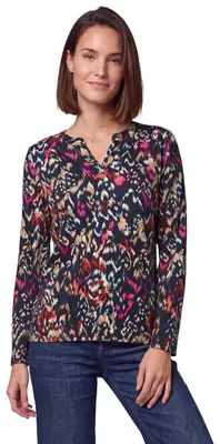Productafbeelding van Cecil damesblouse met split hals, model tuniek