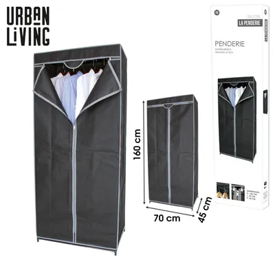 Produktbild von Urban Living Falt-Kleiderschrank Garderobe 70x45x160 cm LA PENDERIE 200200
