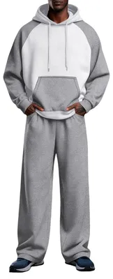Immagine prodotto di Completo da allenamento da uomo: felpa con cappuccio e pantaloni da jogging