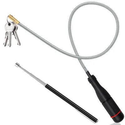 Flexibler Magnetstab 55 cm + Teleskopstab 55 cm, 2-teilig