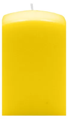 Produktbild von Quader Kerzen Citron Gelb 15 x Ø 7/7 cm, 8 Stück