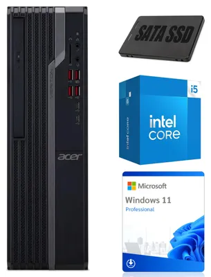 Image de Ordinateur de bureau Acer Veriton X6670G SFF | Processeur Intel i5-10400T | 16 Go de RAM DDR4 | Disque SSD de 1000 Go | Windows 11 | Qualité A