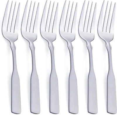 Produktbild von Edelstahl-Menügabel, 19,3 cm, 6-teiliges Besteckset