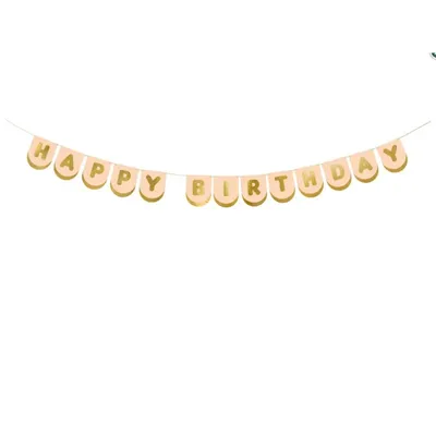 Obrázok produktu pre Banner Happy Birthday – Kone, 13x150 cm Party Deco