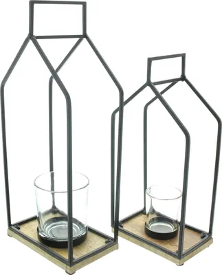 Produktbild von Windlicht "Haus", 2er Set