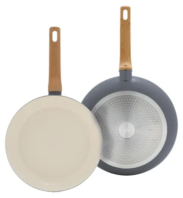 Produktbild von GreenPan Essence 2-tlg. Pfannen-Set grau 26 cm & 30 cm Spülmaschinenfest