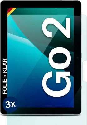 Produktbild von moex® 3x Schutzfolie kompatibel mit Microsoft Surface Go 2 (10.5) - Displayschutzfolie dünn Folie, Klar