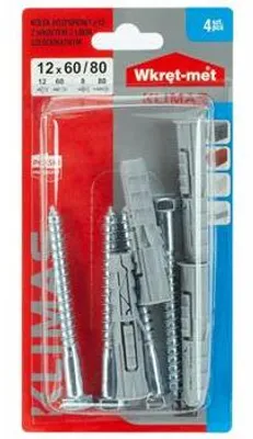 Obrázok produktu pre Šesťhranná hmoždinka 12x80 4 kusy