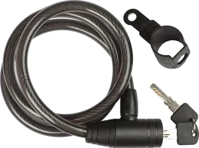 Immagine prodotto di Su Bike antifurto a spirale cavo bicicletta 1,2x100cm in lega di zinco serratura