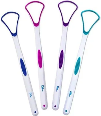 Produktbild von Silikonreiniger-Set aus 4 Teilen - Weicher Kopf für Mundhygiene