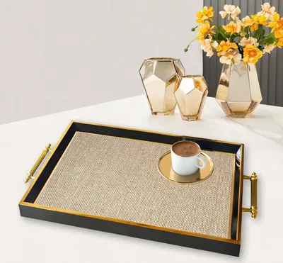 Produktbild von Evila Originals, TPA9863, Tablett, Mehrfarbig, 100 % GLAS, 50 x 29 x 3,5 cm
