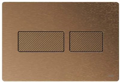 Image de Plaque de poussée TECE WC TECEsolid, en acier inoxydable, pour la technologie à double chasse d'eau, 9240435