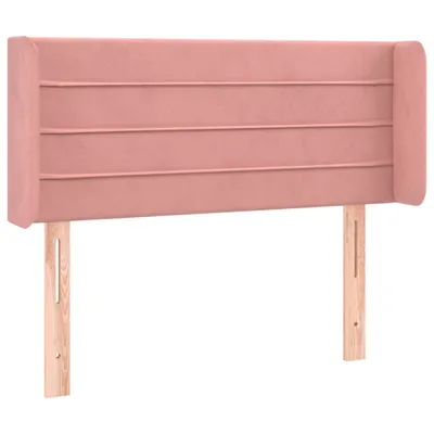 Produktbild von vidaXL Kopfteil mit Ohren Rosa 83x16x78/88 cm Samt