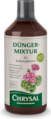 Produktbild von Chrysal Vegane -Dünger-Mixtur für alle Balkonpflanzen - 1000 ml