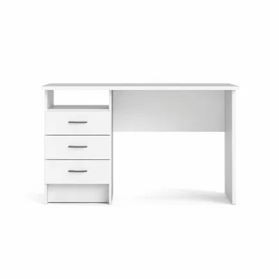 Produktbild von Fula Schreibtisch 3 Schubladen weiss.